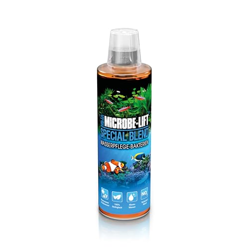 MICROBE-LIFT Special Blend - 473 ml - Lebende Bakterien zur Wasserreinigung, baut organische Abfälle & Nitrat ab, für Meer- und Süßwasseraquarien, 100% biologisch von MICROBE-LIFT