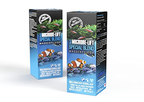 Microbe-Lift Special Blend - hochaktive Bakterien, für naturnahes Aquarium, fördert Abbau von Verunreinigungen, Süß- und Meerwasser, Doppelpack 2x473ml, Einheitsgröße, 946 g von ARKA