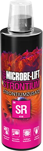 MICROBE-LIFT Strontium - 473 ml - Fördert die Gesundheit und das Wachstum von Korallen im Meerwasseraquarium durch gezielte Strontiumzugabe. von MICROBE-LIFT