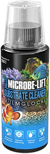 MICROBE-LIFT Substrate Cleaner - 118 ml - 100% biologische Bodenreinigung für Meer- & Süßwasseraquarien, entfernt Mulm & Schmutz, unterstützt gesundes Aquarienleben. von MICROBE-LIFT