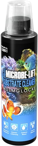 MICROBE-LIFT Substrate Cleaner - 236 ml - 100% biologische Bodenreinigung für Meer- & Süßwasseraquarien, entfernt Mulm & Schmutz, unterstützt gesundes Aquarienleben. von MICROBE-LIFT