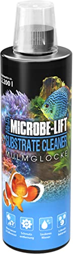 MICROBE-LIFT Substrate Cleaner - 473 ml - 100% biologische Bodenreinigung für Meer- & Süßwasseraquarien, entfernt Mulm & Schmutz, unterstützt gesundes Aquarienleben von MICROBE-LIFT