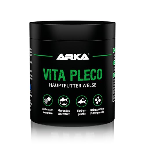 Microbe-Lift - Vita Pleco Welsfutter | Soft Granulat für Welse in jedem Süßwasser Aquarium | Kaltgepresstes Futter, fördert Farbenpracht und das Wachstum | Inhalt: 120 g von ARKA