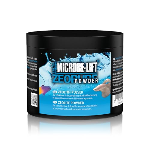 MICROBE-LIFT Zeopure Powder - Zeolith-Pulver für kristallklares Wasser, entfernt Schadstoffe, Süß- und Meerwasser Aquarium, 500ml / 250g von MICROBE-LIFT