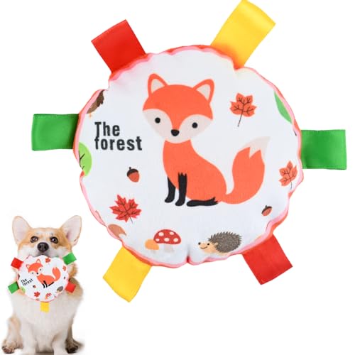 MIGIFTDY Squeak Spielzeug, Hunde-Quietschspielzeug, Squeaky Interaktive langlebige gefüllte Hund kauen Plüsch Hundespielzeug, für Welpen kleine und große Hunde Training und reduzieren (A) von MIGIFTDY