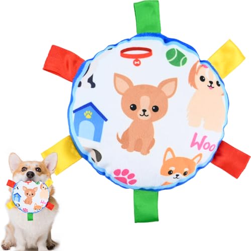 MIGIFTDY Squeak Spielzeug, Hunde-Quietschspielzeug, Squeaky Interaktive langlebige gefüllte Hund kauen Plüsch Hundespielzeug, für Welpen kleine und große Hunde Training und reduzieren (B) von MIGIFTDY