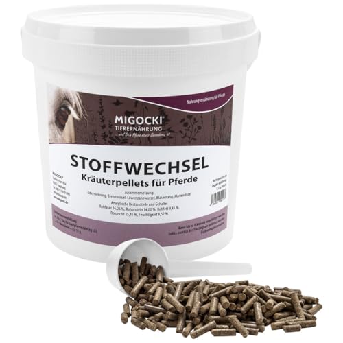 Stoffwechselkräuter für Pferde - Kräutermischung ohne Zusätze, pelletiert 1,5kg von MIGOCKI