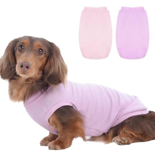 MIGOHI Dehnbare Hunde-Shirts für große Hunde, einfarbige Hunde-T-Shirts für große Hunde, große Hunde für Männer und Frauen, Hunde-Shirts für große Hunde, Hundebekleidung für große Hunde, Rosa und von MIGOHI