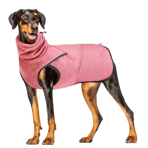 MIGOHI Weiche Hunde-Winterjacke, warme Hundeweste für den Winter Rollkragen-Hunde-Pyjama, verstellbarer Winter-Hundemantel Winddichter Hunde-Einteiler, Kaltwetter-Hundejacke für kleine, mittelgroße von MIGOHI