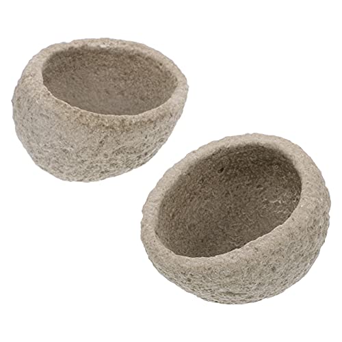 MINAOLULUS 2stücke Imitation Futternäpfe Für Reptilien Robuste Futter Und Wasserschalen Für Terrarien Geeignet Für Schildkröten Und Eidechsen Leicht Und Einfach Zu Reinigen MINAOLULUS 2stücke Imitation Futternäpfe Für Reptilien Robuste Futter Und Wasserschalen Für Terrarien Geeignet Für Schildkröten Und Eidechsen Leicht Und Einfach Zu Reinigen von MINAOLULUS