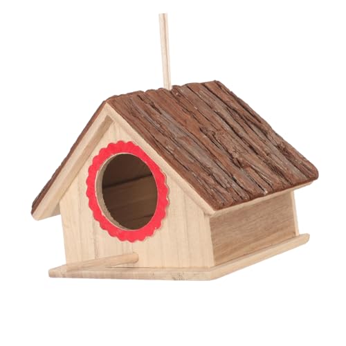 MINAOLULUS Hängendes Vogelhaus Für Kleine Vögel Rustikales Nistkästchen Für Garten Und Balkon Leicht Und Langlebig Für Vogelbeobachtung Im Freien MINAOLULUS Hängendes Vogelhaus Für Kleine Vögel Rustikales Nistkästchen Für Garten Und Balkon Leicht Und Langlebig Für Vogelbeobachtung Im Freien von MINAOLULUS