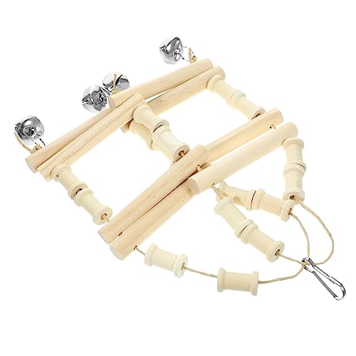 MINAOLULUS Vogelspielzeug Aus Holz Für Papageien Hängende Schaukel Für Wellensittiche Nymphensittiche Andere Vögel Robust Und Langlebig Für Käfigzubehör Und Vogelsport MINAOLULUS Vogelspielzeug Aus Holz Für Papageien Hängende Schaukel Für Wellensittiche Nymphensittiche Andere Vögel Robust Und Langlebig Für Käfigzubehör Und Vogelsport von MINAOLULUS