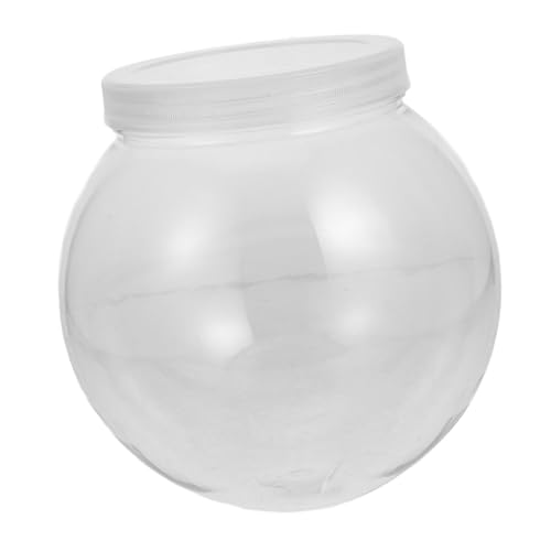 MINAOLULUS Plastikflasche Fischschale Mit Deckel Fischschalen Für Tafelaufsätze Fisch-dekorschale Fischschalen Für Fische -fallendes Aquarium Betta-fischschale Das Haustier Transparent von MINAOLULUS