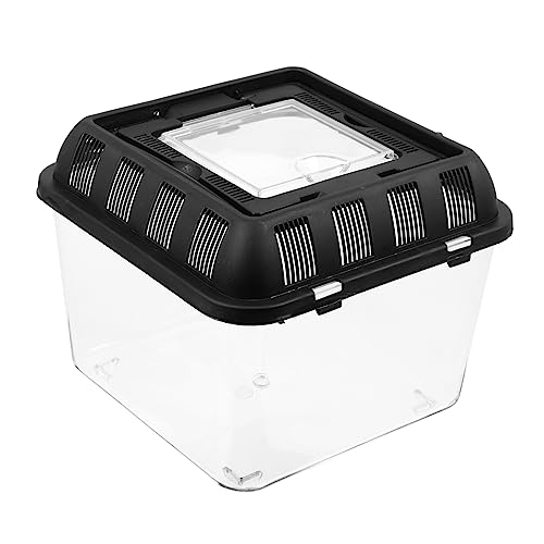 MINAOLULUS Transparente Reptilien-zuchtbox Mit Luftlöchern Tragbare Futterbox Für Spinnen Schlangen Und Geckos Für Haustiere Und Transport Kompakte MINAOLULUS Transparente Reptilien-zuchtbox Mit Luftlöchern Tragbare Futterbox Für Spinnen Schlangen Und Geckos Für Haustiere Und Transport Kompakte von MINAOLULUS