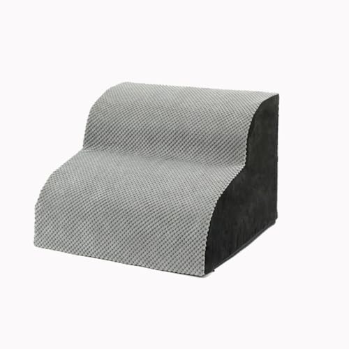 MIOTEQ Hundetreppe for Bett/Sofa, Hundetreppe, 3 Stufen, Hunderampe aus hochdichtem Schaumstoff, rutschfeste Haustiertreppe for Hunde und Katzen, tragbare Haustiertreppe mit abnehmbarem und waschbarem von MIOTEQ