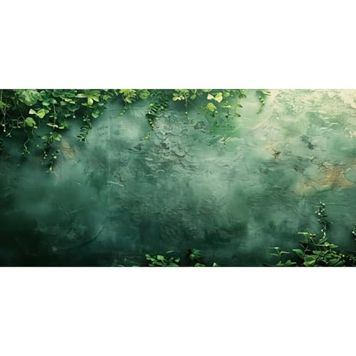 MIRRORANG 120x46cm Wald Blätter Reptilien Terrarium Aquarium Hintergrund Hängende Pflanzen Dichtes Laub Aquarium Hintergrund Bartagame Vivarium Hintergrund Vinyl von MIRRORANG