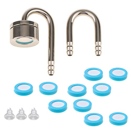 Aquarium CO2 Diffusor Zubehör Regler U-förmiges Kohlendioxid Diffusor Glasrohr mit Keramikscheibenanzug für Aquarium Süßwasserfischpflanzen Aquarium CO2 Diffusor Zubehör Regler U-förmiges Kohlendioxid Diffusor Glasrohr mit Keramikscheibenanzug für Aquarium Süßwasserfischpflanzen von MIRTHBUY