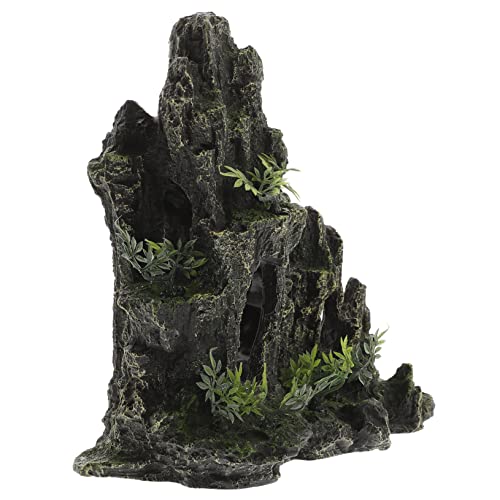 Aquarium Steingarten Desktop Dekor Aquarium Dekoration Desktop Zubehör Aquarium Zubehör Kleine Steingarten Dekor Dekorative Steingarten Statue Ornamente Harz Haushalt Aquarium Versorgung von MISETA