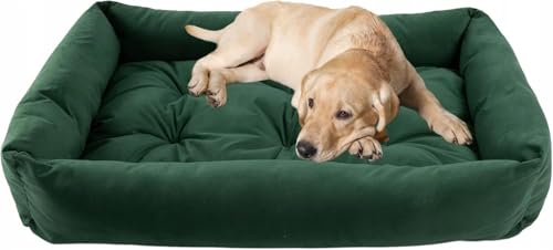 MISIOO Hundebett Große Hunde 120x80cm - Waschbares und Bequemes Hundebett für Hunde - Komfortables und Pflegeleichtes Dog Bed für Große Haustiere - Ideal für den Täglichen Gebrauch Pet Zen von MISIOO