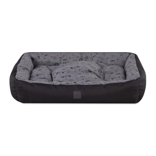 MISIOO Pet Zen Hundebett Mittelgroße Hunde 95x75 cm - Waschbares Hundebett - Bequemes Hundekissen Mittelgroße Hunde - Perfekt Für Mittlere Rassen von MISIOO