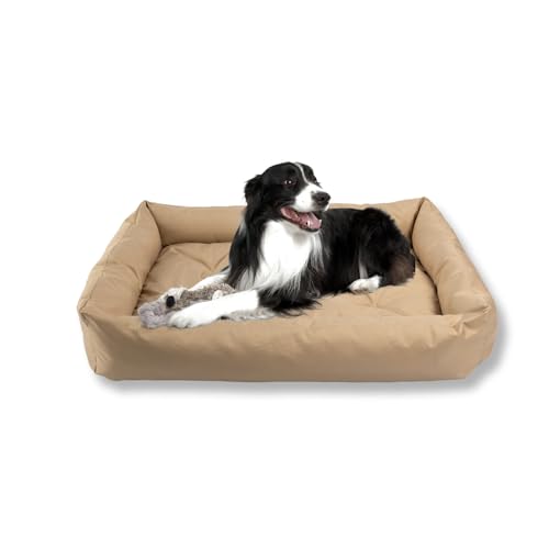 MISIOO Pet Zen Hundebett Mittelgroße Hunde 95x75 cm - Waschbares Hundebett - Bequemes Hundekissen Mittelgroße Hunde - Perfekt Für Mittlere Rassen von MISIOO