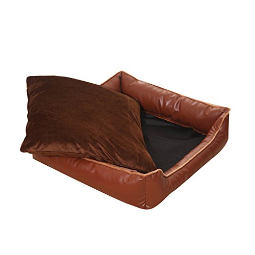 MISSMAO Super Weiches und Warmes Bett für Extra Großen Hund Hundehütte Katzen-Nest Hundematte Kaffee von MISSMAO