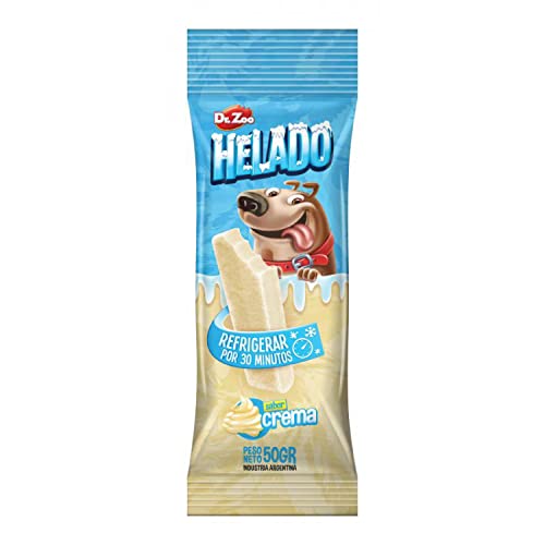 MISTER ZOO - Eiscreme für kleine, große und mittelgroße Hunde, Premium-Hundesnacks, Leckerlis, erfrischender Preis, Hergestellt in der Europäischen Union, Inhalt 50 g (Sahne) von MISTER ZOO