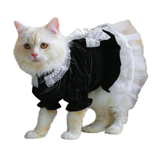 Hund Kostüm Kleid Katze Kleidung Nette Kleidung Outfits Kleine Tier Spitze Dekors Bekleidung Für Mädchen Katze Welpen Kleine Hunde Katze Outfits Kleid Für Katzen Nur Frauen Mädchen Hund Kostüme von MISUVRSE