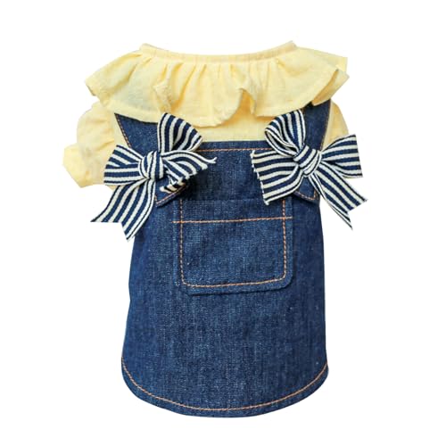 Hunde Denims Kleid Hunde Kleider Hunde Rock Welpen Kleider Hunde Prinzessin Kleid Hunde Kleidung Strap Kleid Für Hunde Mädchen Hunde Kleider von MISUVRSE