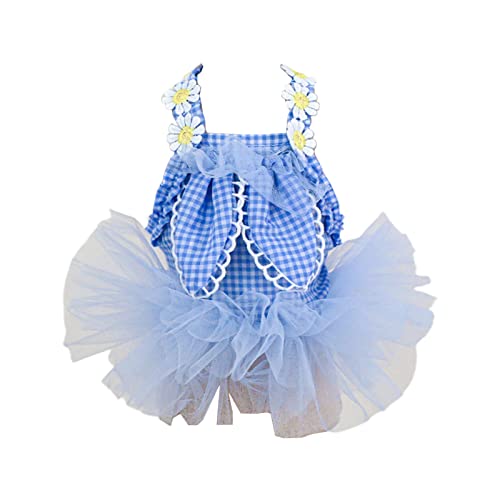 Hundekleid Prinzessin Kleid Hunderock Frühling Sommer Abschnitt Brautkleider Niedlich Süß Dünne Kleine Hund Rock Hundekleid Geschirre Für Kleine Hunde Hundekleider Für Hunde Mädchen Blume von MISUVRSE