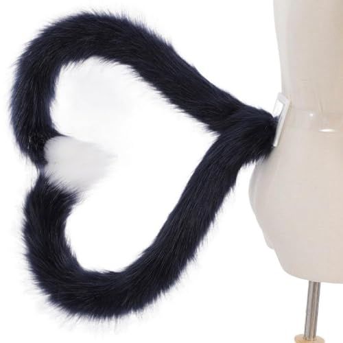 Katzenschwanz Dress Up Prom Requisiten Niedlich Cosplay Zubehör Schwanz Tierschwanz Katze Schwanz Dekor Katze Kostüm Katzenschwanz Dekor Party Halloween Katzenschwanz Requisiten Katze Cosplays Schwanz von MISUVRSE