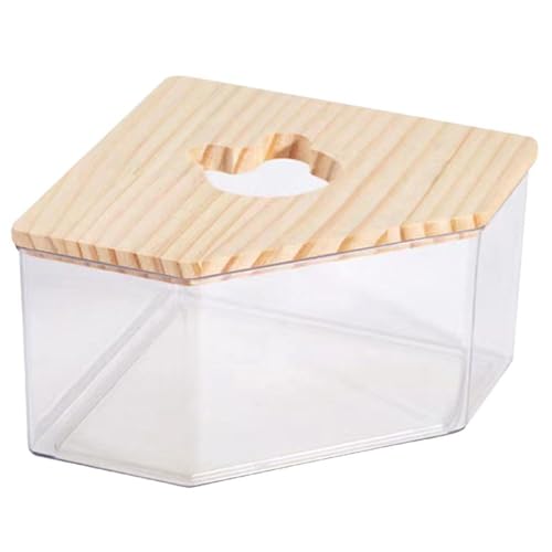 MISUVRSE Kleintier Sand Badezimmer Hamster Ecke Toilette Haustier Käfig Sand Bad Haus Sandbad Container Box Für Streifenhörnchen Habitat Hamster Sandbad Box von MISUVRSE