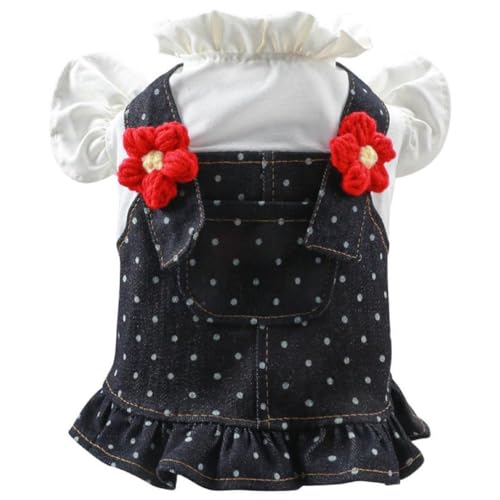 Strap Kleid Für Hund Mädchen Hund Denims Kleid Hund Rock Hund Prinzessin Kleid Hundekleider Welpen Kleider Hundebekleidung Hundekleid von MISUVRSE