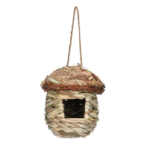 Vogelnest Vogelkäfig Spielzeug Hängendes Haus Papageien Schlafbett Winddicht Vogel Natur Gras Haus Für Sittiche Kakadus Outdoor Vogelhaus Wildlife Vogelhaus Vogelhaus Für Garten von MISUVRSE