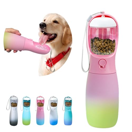 MITOCAPY Hundewasserflasche, tragbar, 540 ml, große Kapazität, Hunde-Wasserspender, Lebensmittelqualität, Hundezubehör für kleine Hunde, große Hunde, Reise-Hund-Wassernapf für Outdoor, von MITOCAPY