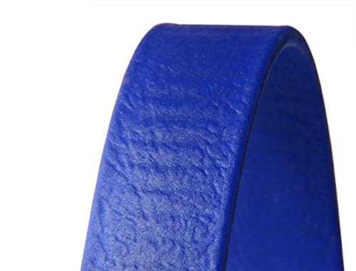 MJH® Beta Biothane Schleppleine mit Handschlaufe 3m lang & 16mm breit (blau) von MJH