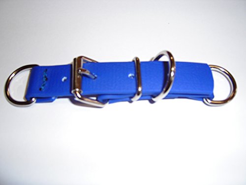 MJH BioThane Halsband Verschluss Adapter verstellbar 25mm breit (rot) von MJH