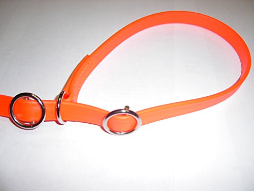 MJH Moxon, Retriever Leine Beta BioThane 16mm breit, 1,50m lang mit Handschlaufe (orange) von MJH