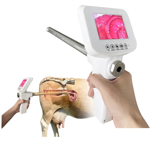 MKYOKO Künstliche Besamung Kit für Hunde 640 * 480px LCD-Bildschirm Ai Kits für die Zucht von Hunden mit visuellen 3,5 in Endoskop Veterinär-Zucht für Hund Kuh Pferd,Cows von MKYOKO