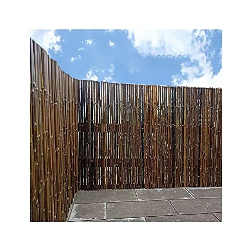 Bambus-Fechten-Panel, Garten-Privatsphäre, Pflanzkletternrebe, japanischer Stil Bambushackchen, wetterfest Galvanized-Eisenkabel-Anschluss für den Innenhof Terrasse(1.2x2m) von MLLDM