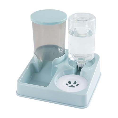 MLWSKERTY 2 In 1 Automatische Hundeswasser Futterschüssel Spender Für Haustierkatze Schöne Hundefutterhändler Angehobener Lebensmittelbehälter Schüssel Automatischer Spender Für Katzen MLWSKERTY 2 In 1 Automatische Hundeswasser Futterschüssel Spender Für Haustierkatze Schöne Hundefutterhändler Angehobener Lebensmittelbehälter Schüssel Automatischer Spender Für Katzen von MLWSKERTY