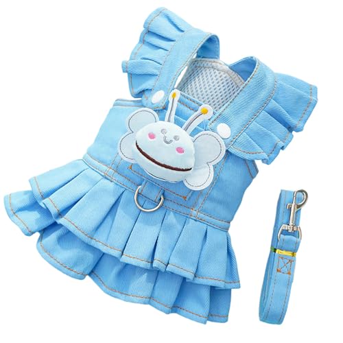 Helles Hundekabel Kleid Mit Leine Für Kleine Rassen Walking Trainingweste Für Komfortable Und Sicherheit Freien Aktivität Hundekabelbaum Kleid Helles Hundekabel Kleid Mit Leine Für Kleine Rassen Walking Trainingweste Für Komfortable Und Sicherheit Freien Aktivität Hundekabelbaum Kleid von MLWSKERTY