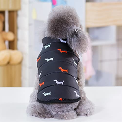 MMAWN Haustier Hund Wintermantel Kleine Hundekleidung Warme Hund Jacke Welpen Outfit Hundemantel Chihuahua Shih Tzu Kleidung for Hunde (Color : B, Size : M Code) von MMAWN