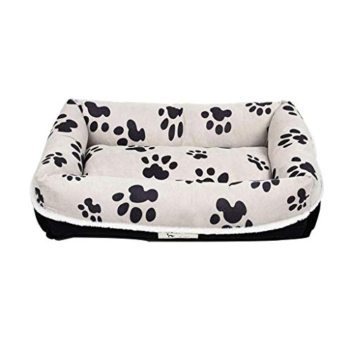 MMAWN Selbstwärmendes Haustierbett for Small Medium Dog Plush Rectangle Nest Puppy (Size : 90 * 70 * 18cm) von MMAWN