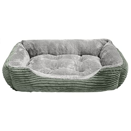 Hundebett Kennel Medium Small Hundesofabettkissen Warmes Winterhaustier Hundebett Haus Haustierzubehör Haustierbett(Gray,XS 45x31cm) von MNEVZX