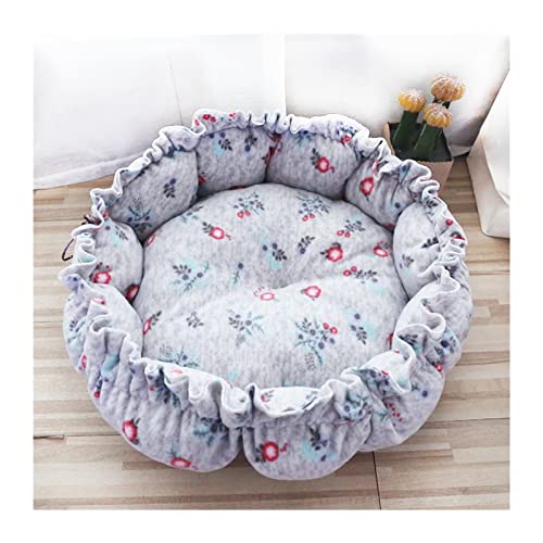 MNEVZX Hundebett 17 Farben, superweiches, warmes Katzenbett, verstellbare Hundematte, Haustier-Schlafkorb, rund, flauschig Haustierbett(8,70cm Outer diamete) von MNEVZX