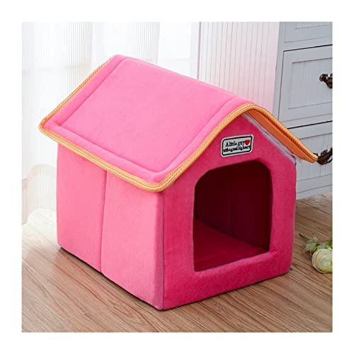 MNEVZX Hundebett Großes Haustier-Hundebett, Katzenhaus, Höhle, bequemer Druck, Zwingermatte für Haustiere, Welpen, Winter, Sommer Haustierbett(2,S) von MNEVZX