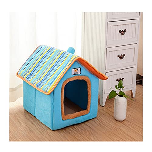 MNEVZX Hundebett Großes Haustier-Hundebett, Katzenhaus, Höhle, bequemer Druck, Zwingermatte für Haustiere, Welpen, Winter, Sommer Haustierbett(8,L) von MNEVZX