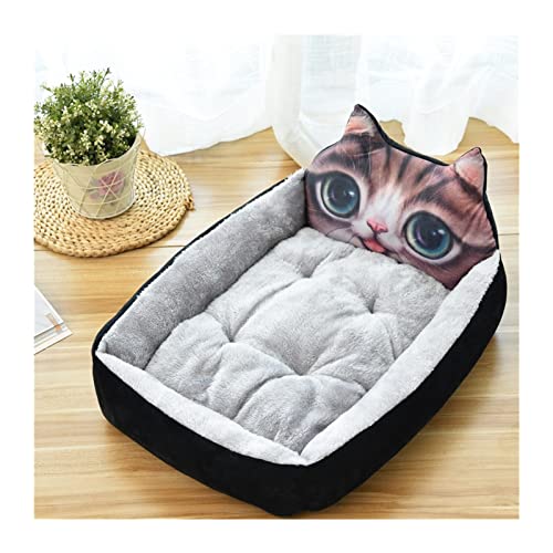 MNEVZX Hundebett Rechteckiges Hundebett, Schlafsack, Zwinger, Katze, Welpe, Schlafsofa, Haustierhaus, Winter, warmes Nest, weiche Betten Haustierbett(2,S) von MNEVZX