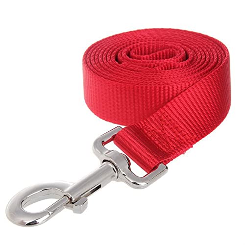 MNEVZX Hundeleine Haustierleine für Hunde, Katzen, Hundeleine, Outdoor-Sicherheitstraining, Hundegeschirre Hundeleine zum Trainieren(Red,4.5M) von MNEVZX